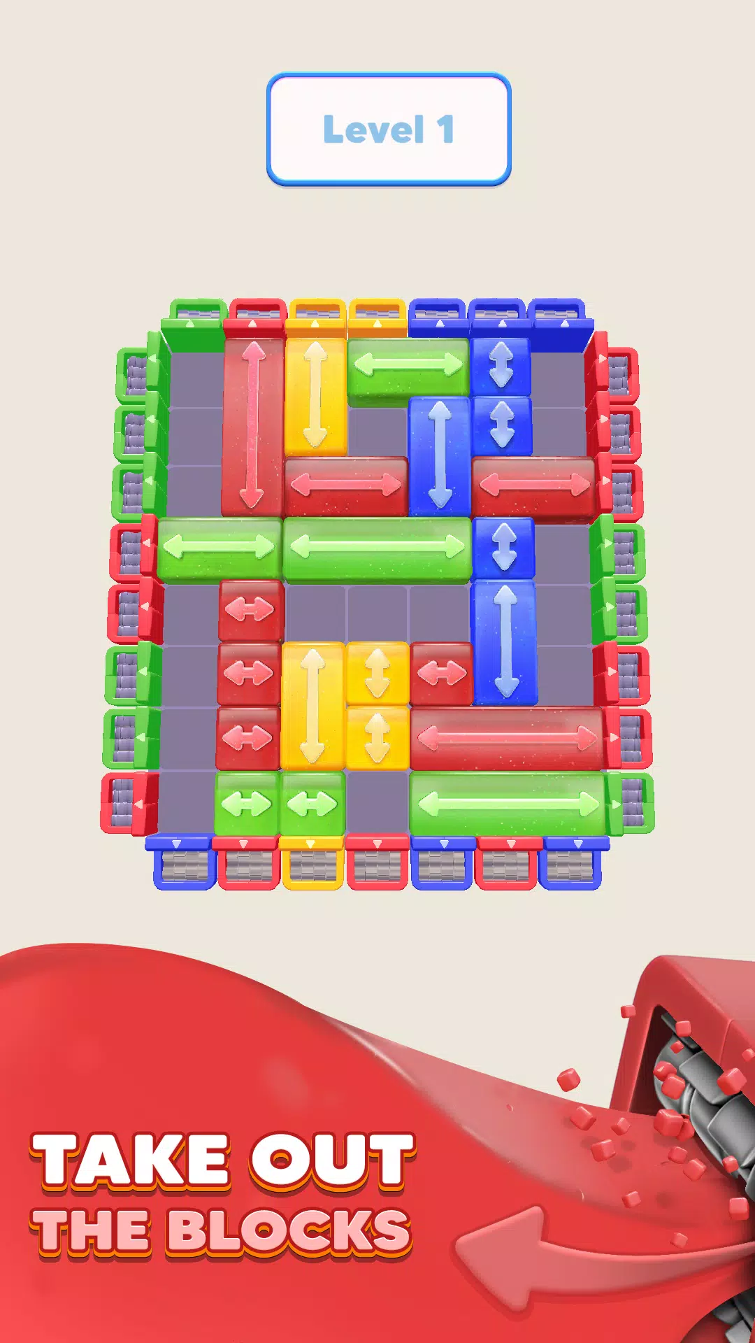 Color Blocks 3D: Slide Puzzle