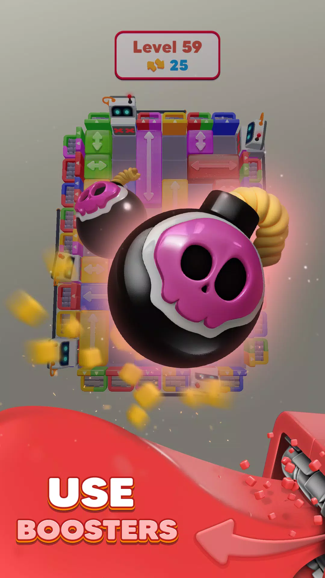 Color Blocks 3D: Slide Puzzle