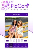 PicCam Perfect : Selfie Photo Editor captura de pantalla 1