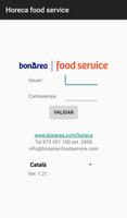 bonÀrea food service الملصق