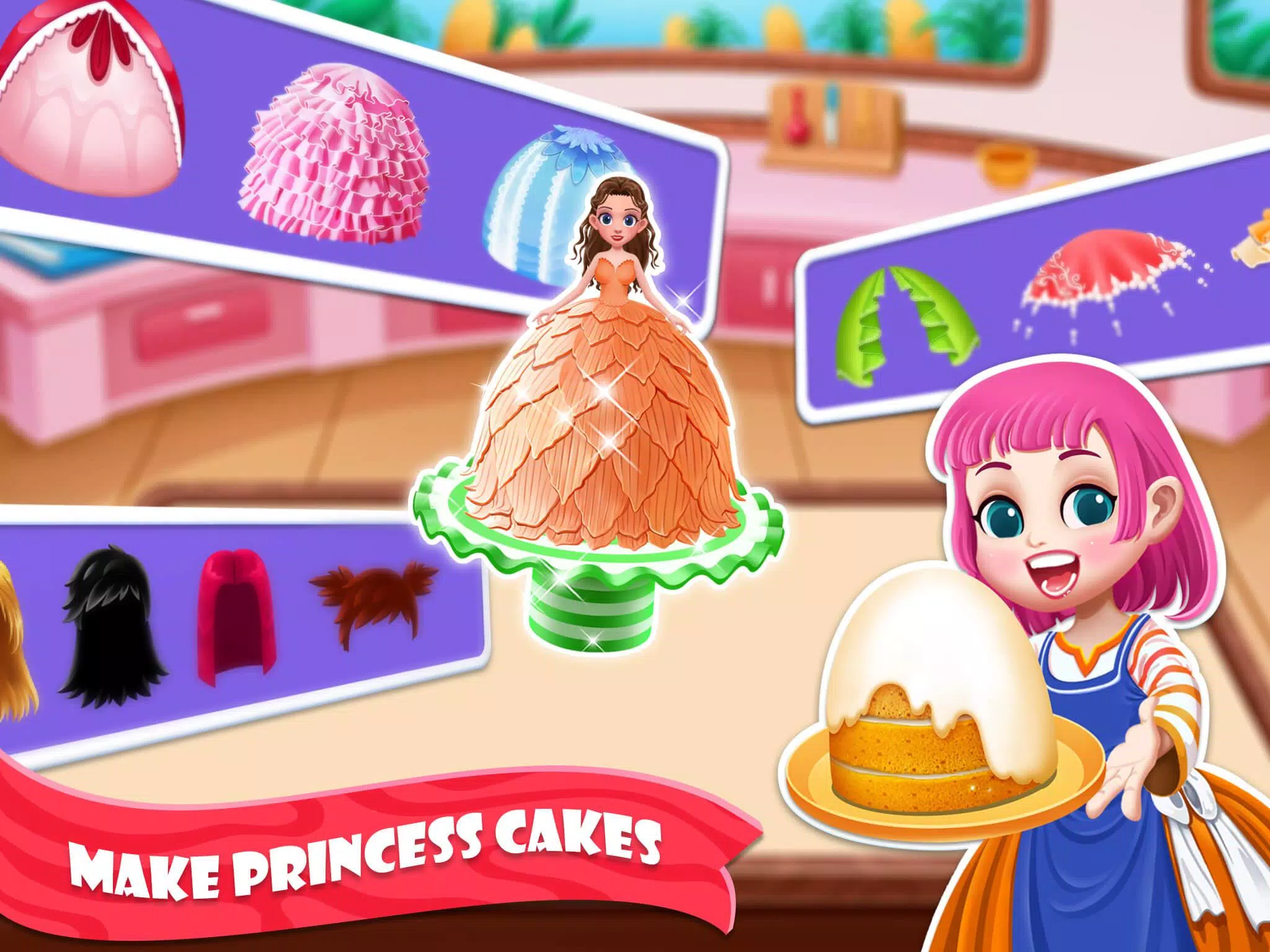 Jogo de fazer bolo princesa - – Apps no Google Play