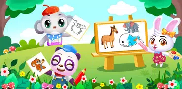 着色や描く出来る動物の塗り絵 - ぬりえ ゲーム
