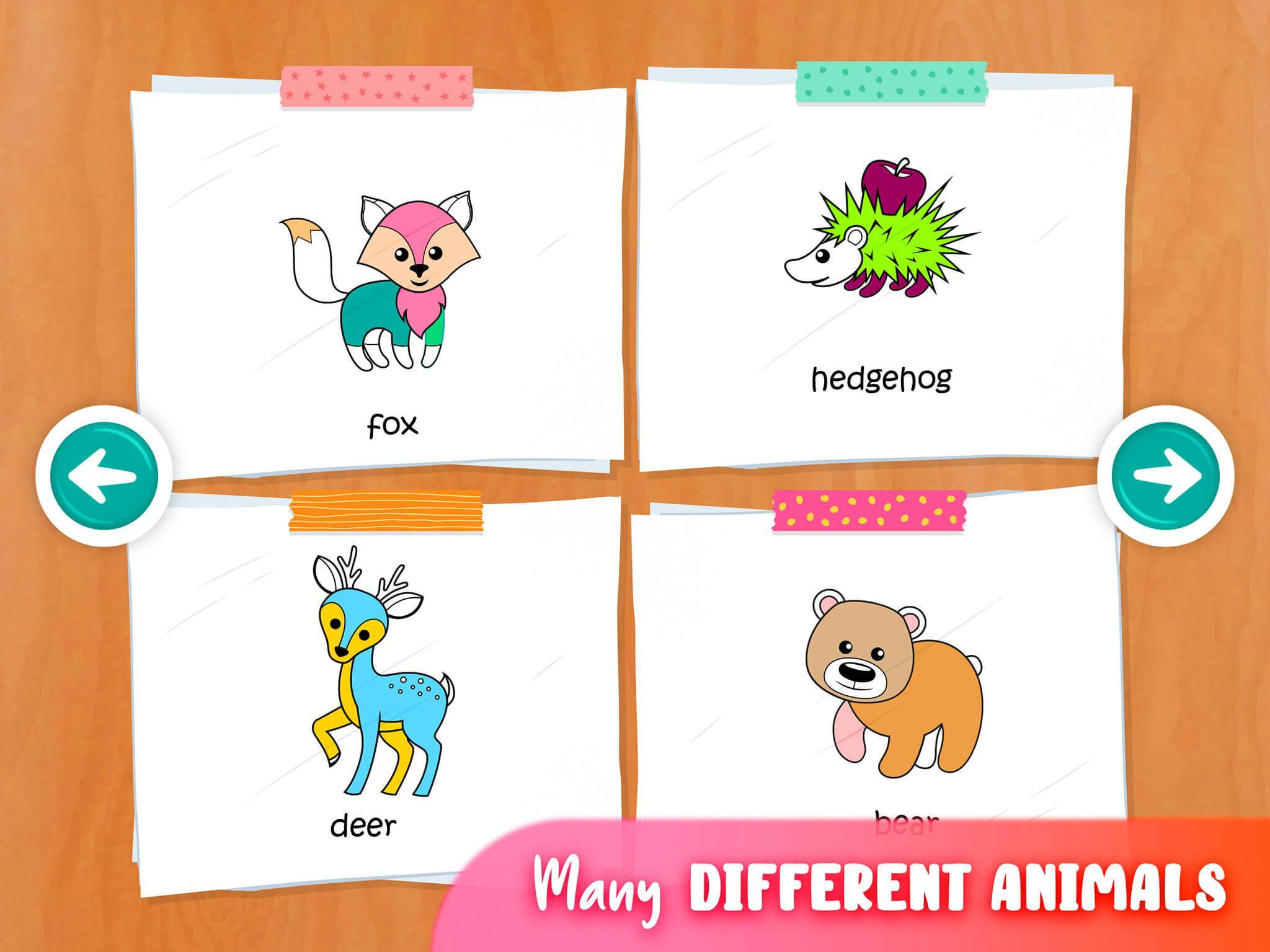 Malen Fur Kinder Zeichnen Lernen Tiere Fur Android Apk Herunterladen