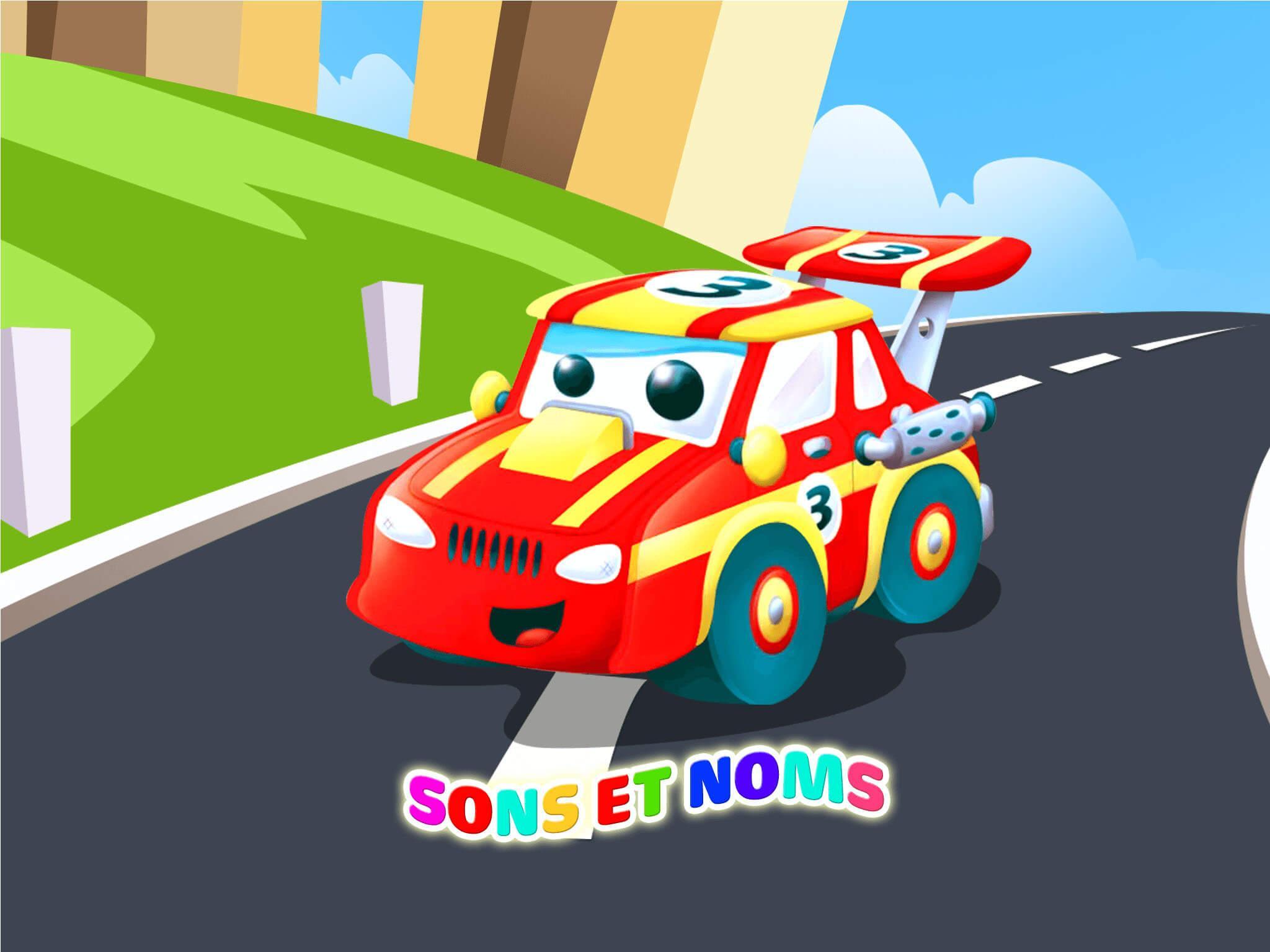 Jeux de voiture pour enfant de 2 à 5 ans gratuit pour Android - Téléchargez  l'APK