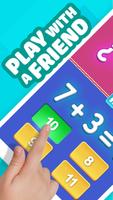 数学ゲーム–2プレイヤークール数学学習ゲーム ポスター