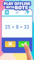 برنامه‌نما Two players math games online عکس از صفحه