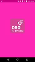 050 for DATA SIM Affiche