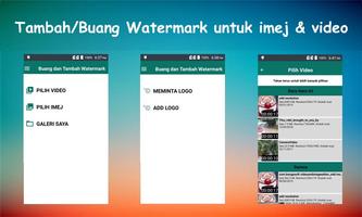 Buang dan Tambah Watermark penulis hantaran