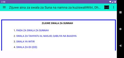 Swala za sunnah na faida zake capture d'écran 1