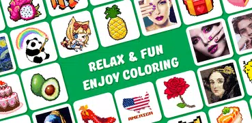Color by Number, Pixel Color - Pixel Art