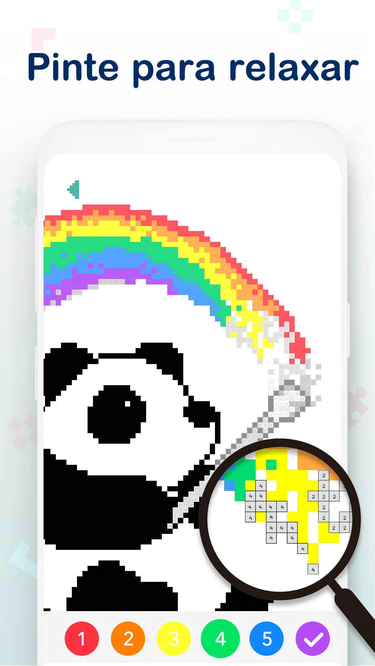 Download do APK de Pintar com Números - Pixel Art Livro de Colorir para  Android