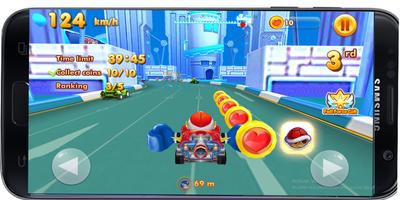 3D-Happy Superman Racing screenshot 1