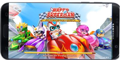 3D-Happy Superman Racing screenshot 2
