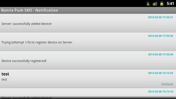Bonrix Push SMS Alert - Tablet स्क्रीनशॉट 1