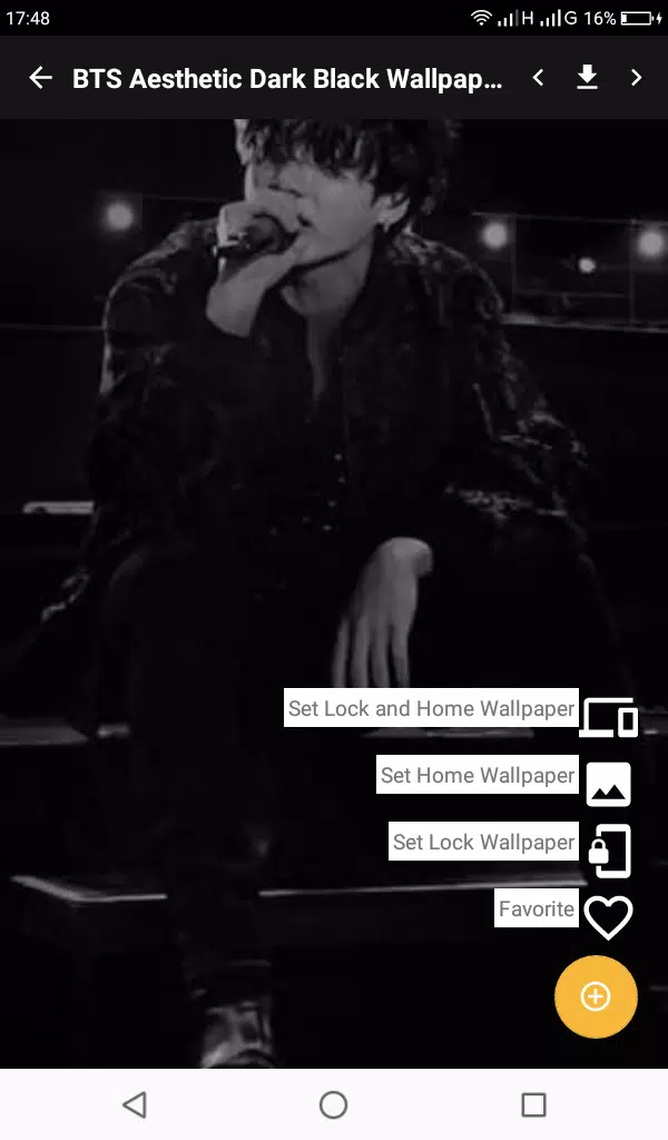 BTS Aesthetic Dark Black Wallpaper APK pour Android Télécharger