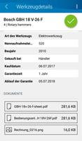Bosch TrackMyTools ảnh chụp màn hình 1