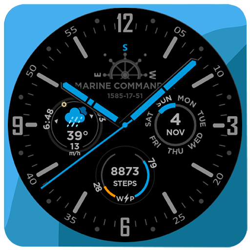 Marine Commander watch face