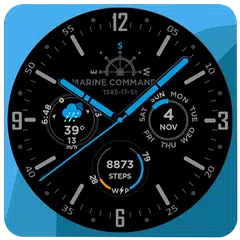 Скачать Marine Commander watch face XAPK