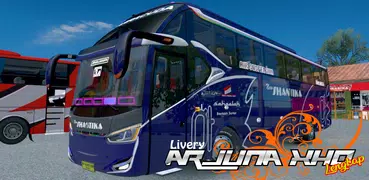 Livery Bus ARJUNA XHD Complete