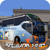 Livery Bus ARJUNA XHD Complete أيقونة