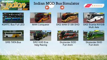 Bussid Indian Livery Car Mod captura de pantalla 1
