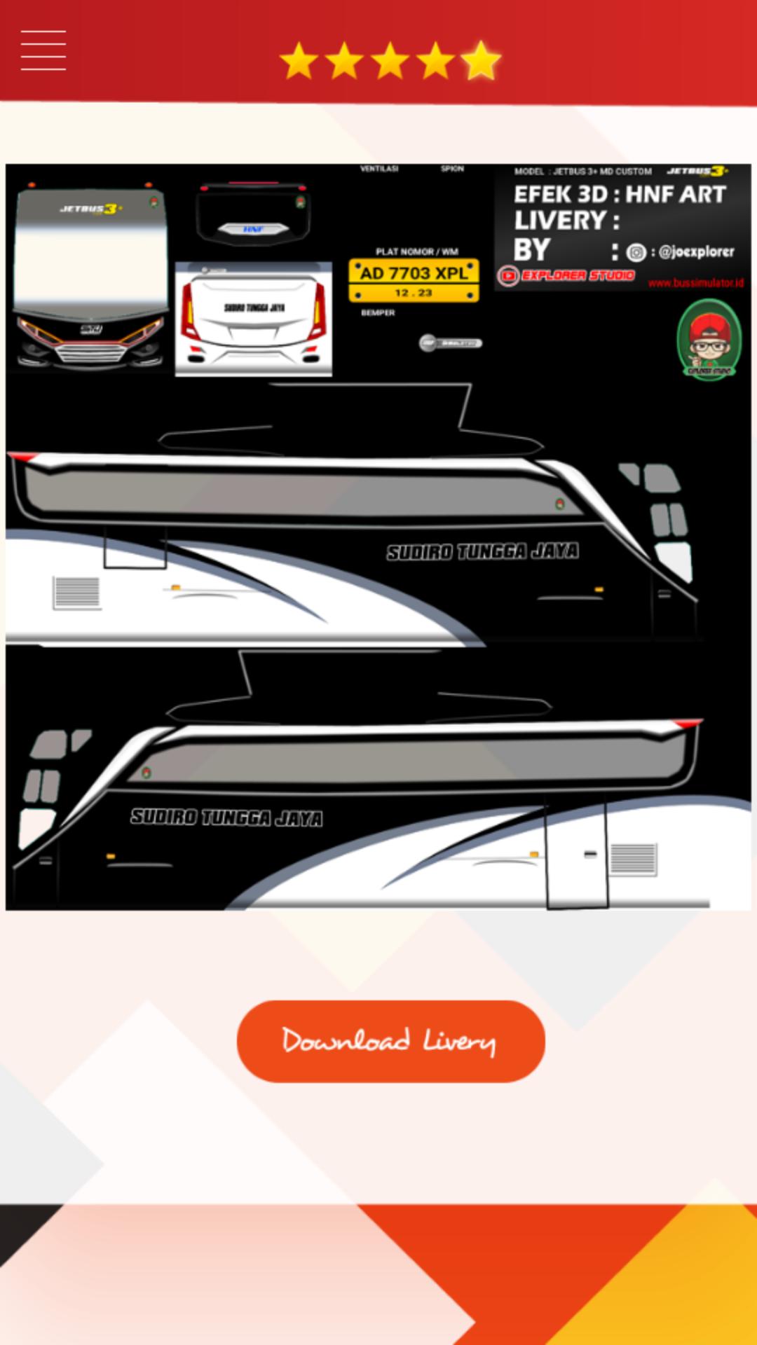 15+ Trend Terbaru Stiker Livery Bussid Hd Jernih