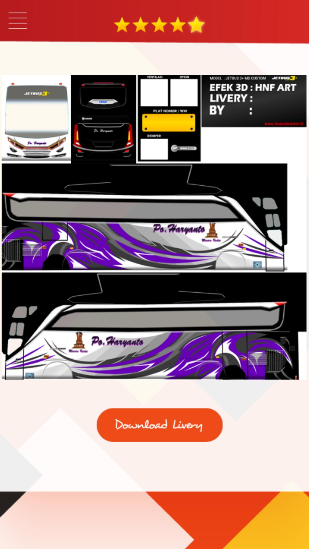 Ftmsig Stiker  Bus  Simulator  Indonesia Arjuna Xhd