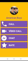 American Boys Fake Video Call  Affiche