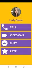 Lady Diana Fake Video Call- La XAPK download