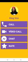 King Von Fake Video Call - Kin captura de pantalla 1