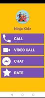 NinjaKidz Fake Video Call Chat 스크린샷 1