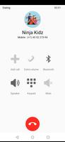 NinjaKidz Fake Video Call Chat 스크린샷 2