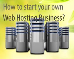 How to start hosting company? Affiche