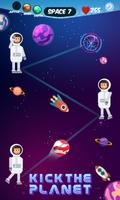 Jeux de ballon Galaxy Sky Planet Affiche