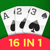 16 Solitaire - Card Game Combo Zeichen