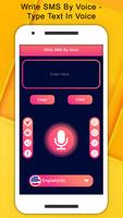 Write SMS by Voice - Type Text ポスター