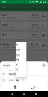 Body Measurements and Weight L capture d'écran 1