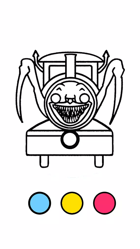 CHOO CHOO CHARLES coloring pages  Colorindo Choo-Choo Charles 