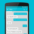 EvolveSMS - Simple Cyan icon