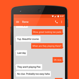 EvolveSMS - Simple Deep Orange icon