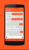 EvolveSMS - Simple Deep Orange screenshot 2