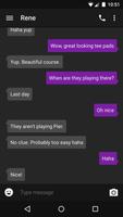 EvolveSMS - Simple Purple screenshot 1