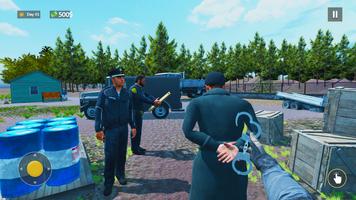 Border Patrol Police Game 3D Affiche