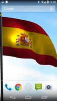 3D Spain Flag Live Wallpaper скриншот 1