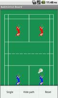Badminton Tactics Board Lite capture d'écran 1