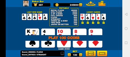 Lucky Cards Video Poker Plakat