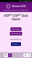 ASP®-CSP® Quiz Game plakat