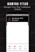 Brokep VPN Browser Anti Blokir captura de pantalla 2
