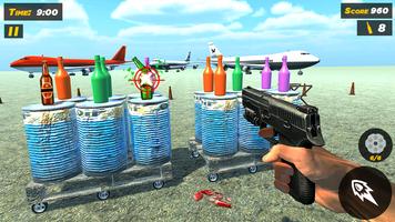 Bottle Gun Shooter Free Game পোস্টার