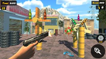 Bottle Gun Shooter Free Game Ekran Görüntüsü 1